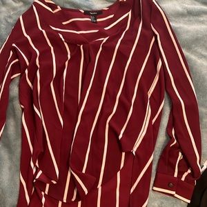 forever 21 long sleeve striped top